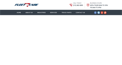 Desktop Screenshot of fleetcareinc.com